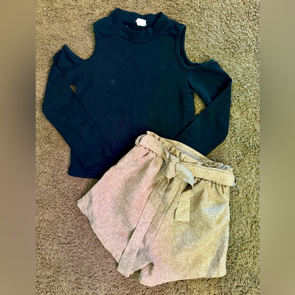 Girls Size 7 Shorts Outfit - Picture 1 of 1
